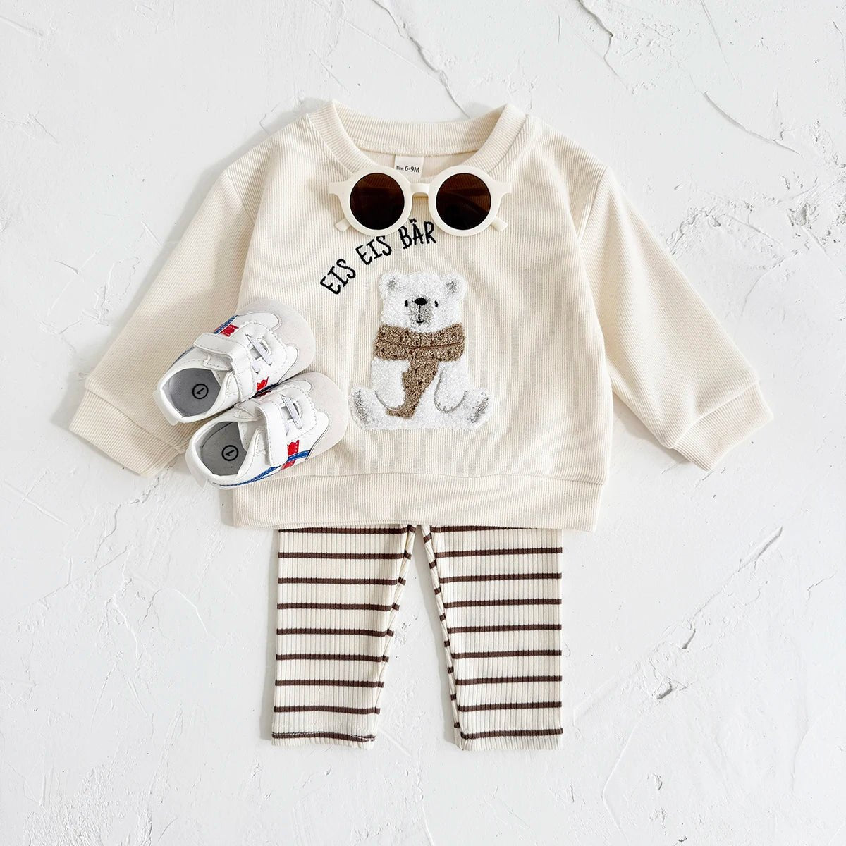Children's Cozy Two - Piece Outfit Set – Soft Top & Matching Bottoms - Ewapi