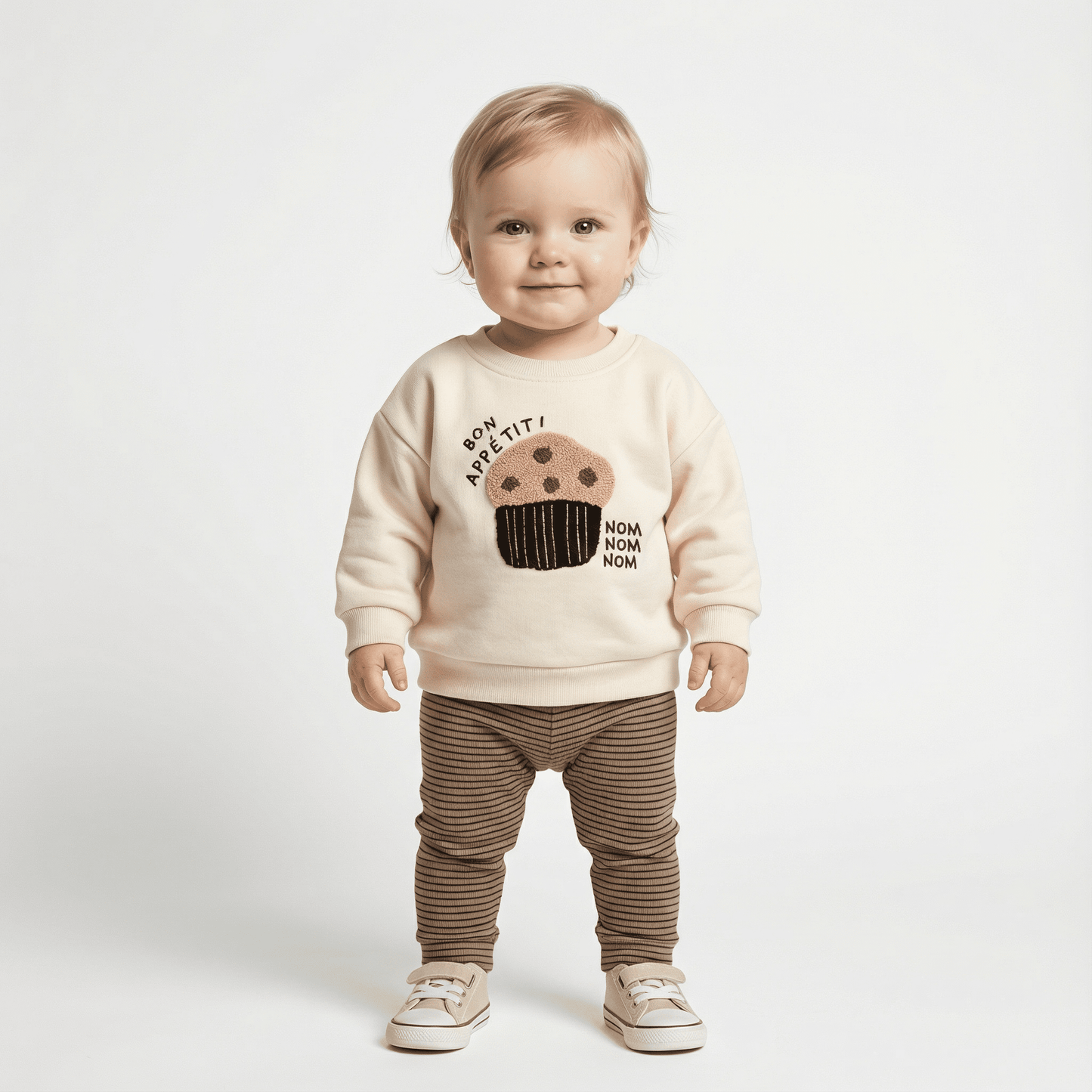 Children's Cozy Two - Piece Outfit Set – Soft Top & Matching Bottoms - Ewapi