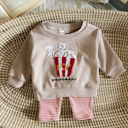 Children's Cozy Two - Piece Outfit Set – Soft Top & Matching Bottoms - Ewapi