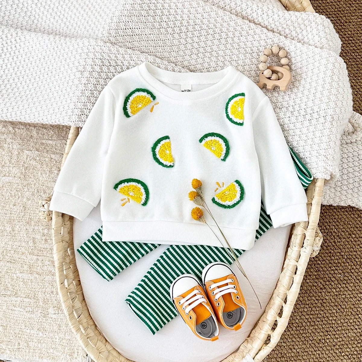 Children's Cozy Two - Piece Outfit Set – Soft Top & Matching Bottoms - Ewapi