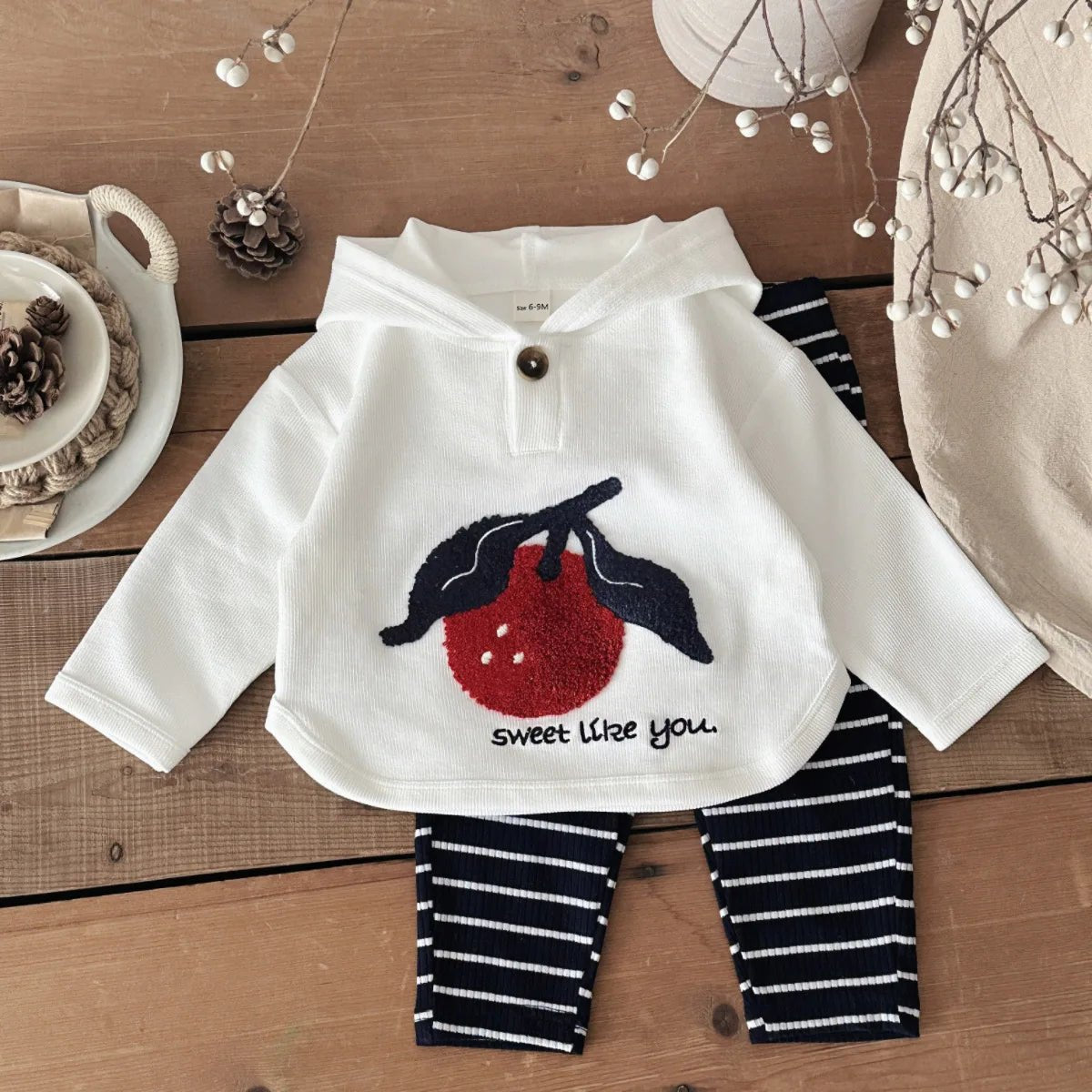 Children's Cozy Two - Piece Outfit Set – Soft Top & Matching Bottoms - Ewapi
