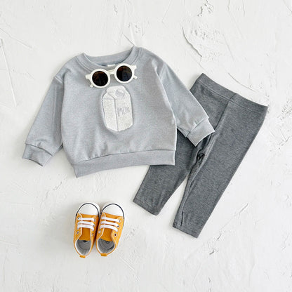 Children's Cozy Two - Piece Outfit Set – Soft Top & Matching Bottoms - Ewapi