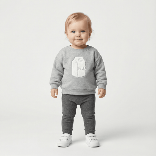 Children's Cozy Two - Piece Outfit Set – Soft Top & Matching Bottoms - Ewapi