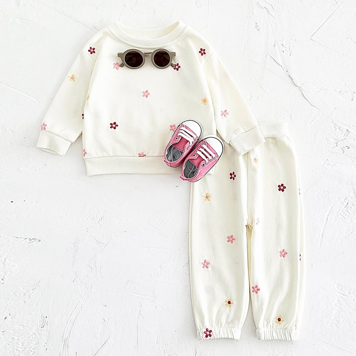 Children's Cozy Two - Piece Outfit Set – Soft Top & Matching Bottoms - Ewapi