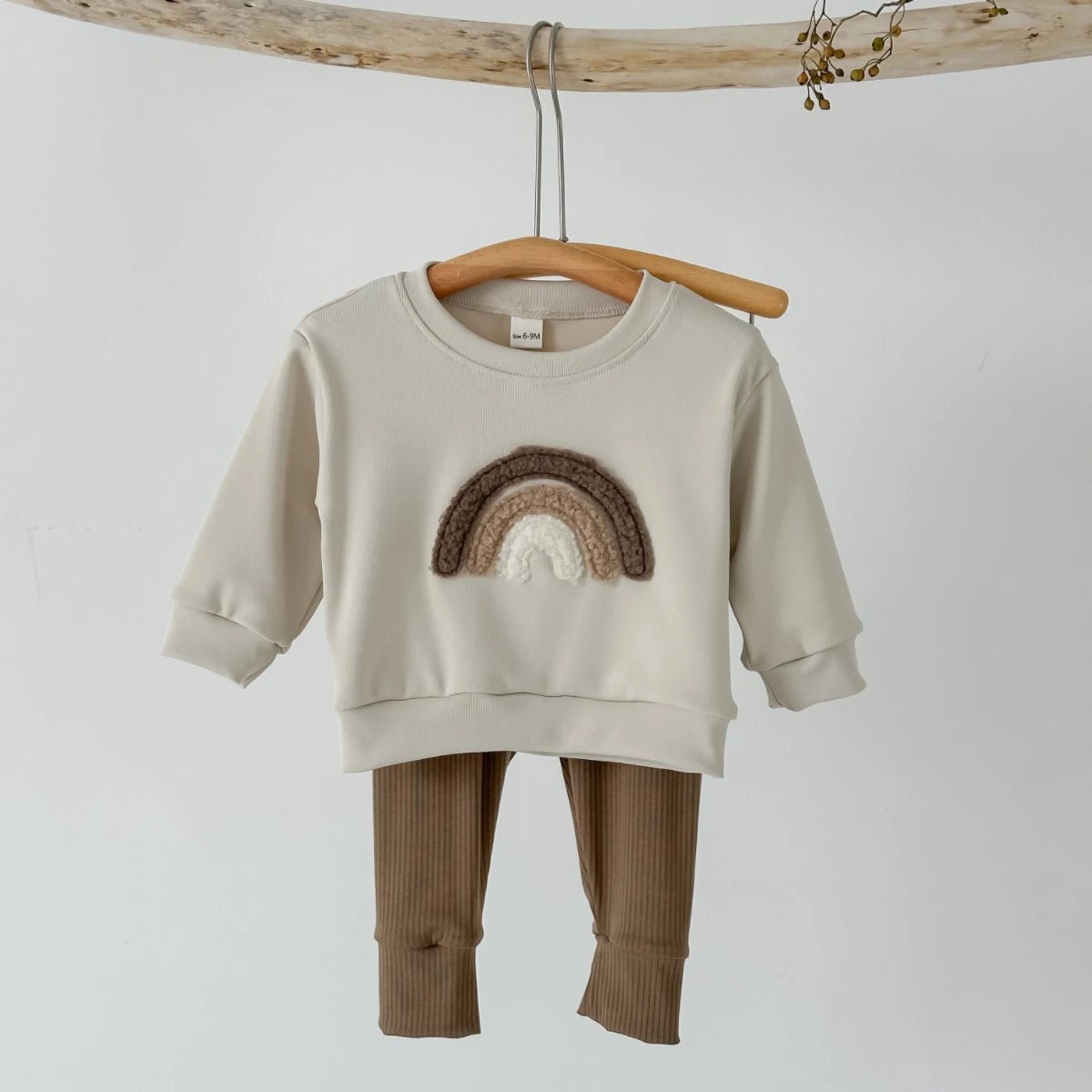 Children's Cozy Two - Piece Outfit Set – Soft Top & Matching Bottoms - Ewapi