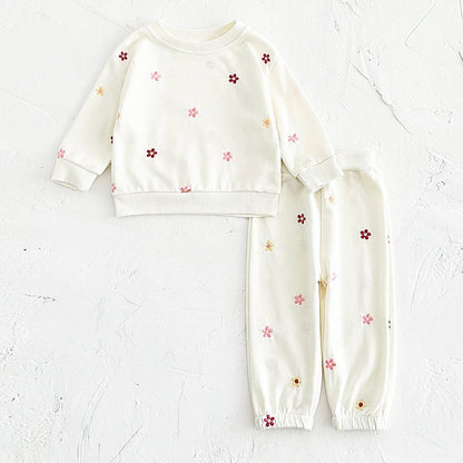 Children's Cozy Two - Piece Outfit Set – Soft Top & Matching Bottoms - Ewapi