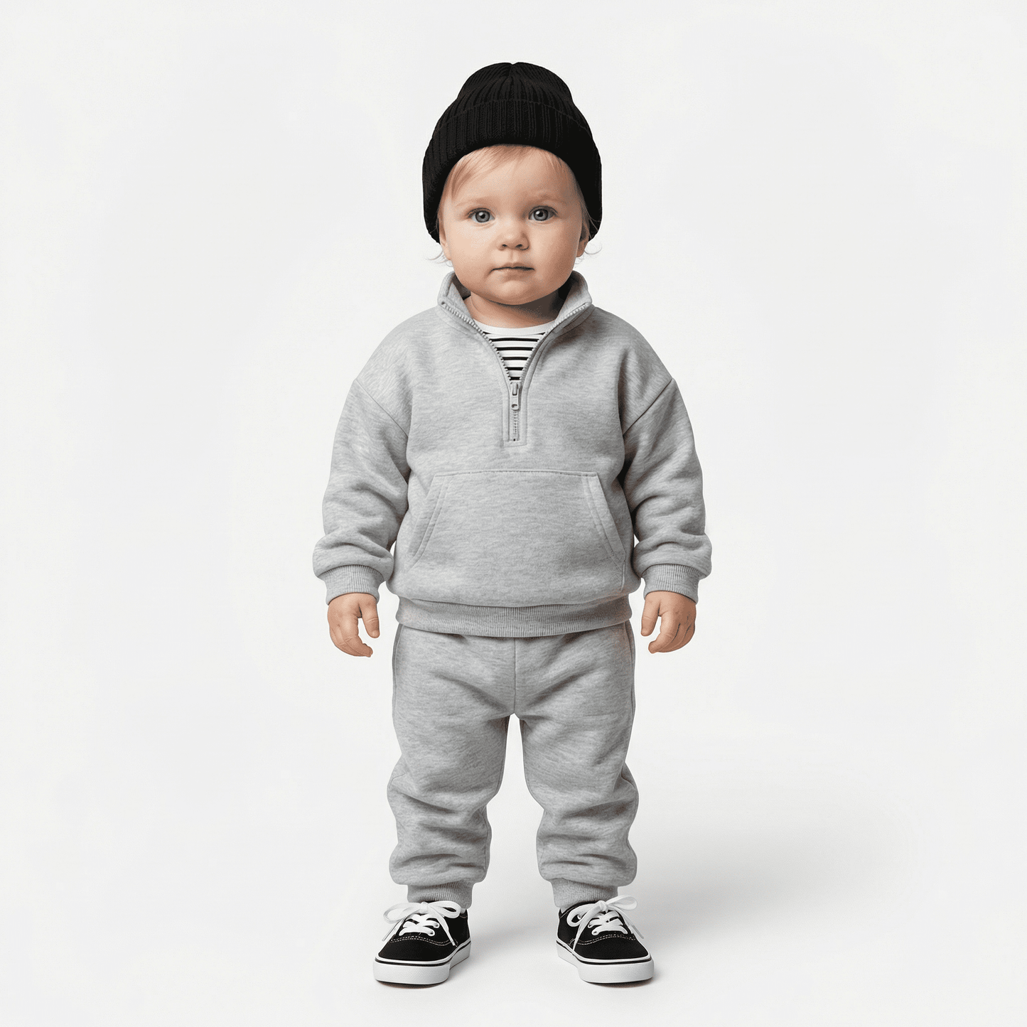 Children's Cozy Two - Piece Outfit Set – Soft Top & Matching Bottoms - Ewapi