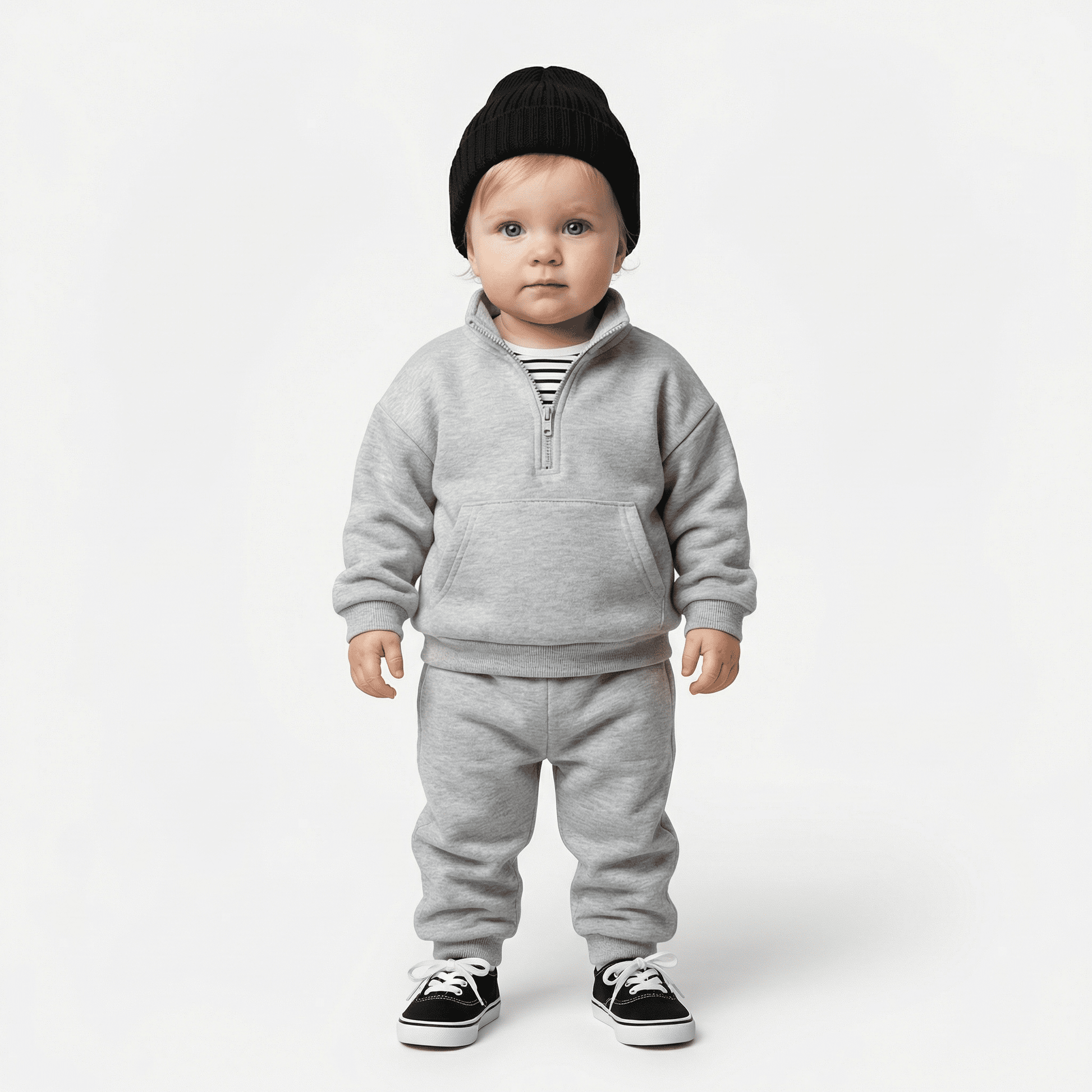 Children's Cozy Two - Piece Outfit Set – Soft Top & Matching Bottoms - Ewapi