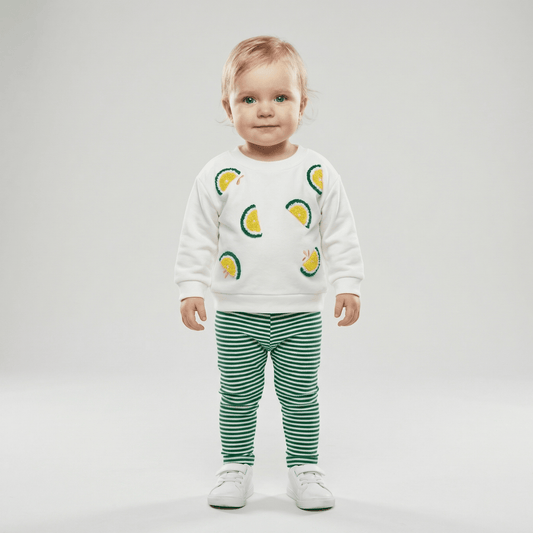 Children's Cozy Two - Piece Outfit Set – Soft Top & Matching Bottoms - Ewapi