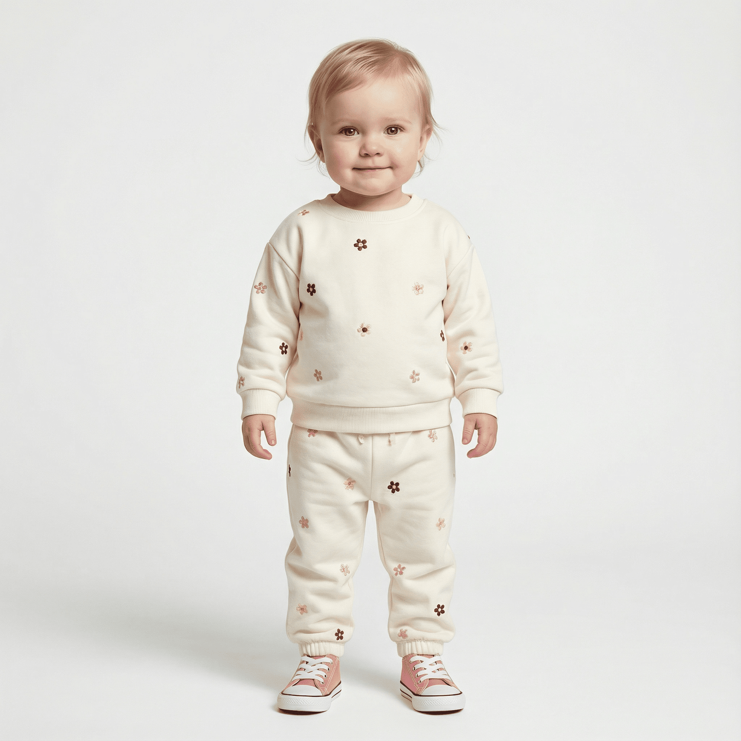 Children's Cozy Two - Piece Outfit Set – Soft Top & Matching Bottoms - Ewapi