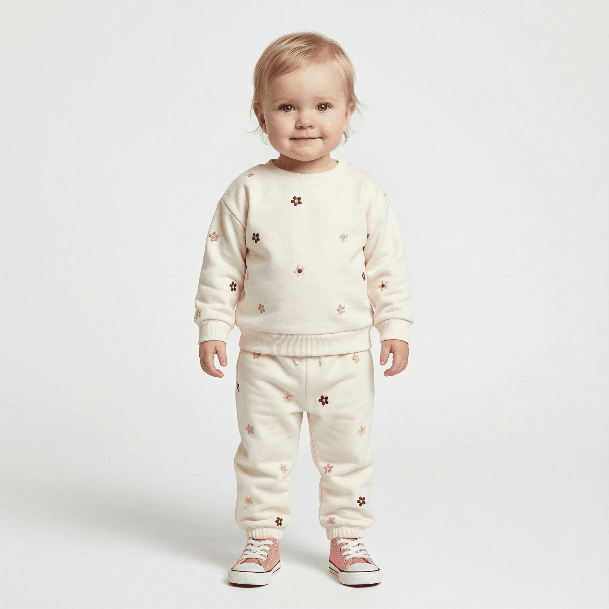 Children's Cozy Two - Piece Outfit Set – Soft Top & Matching Bottoms - Ewapi