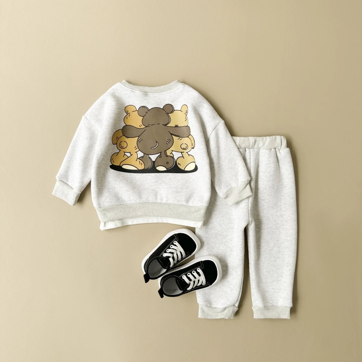 Children's Cozy Two - Piece Outfit Set – Soft Top & Matching Bottoms - Ewapi