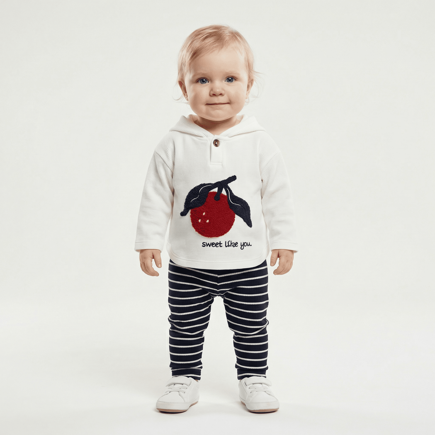 Children's Cozy Two - Piece Outfit Set – Soft Top & Matching Bottoms - Ewapi
