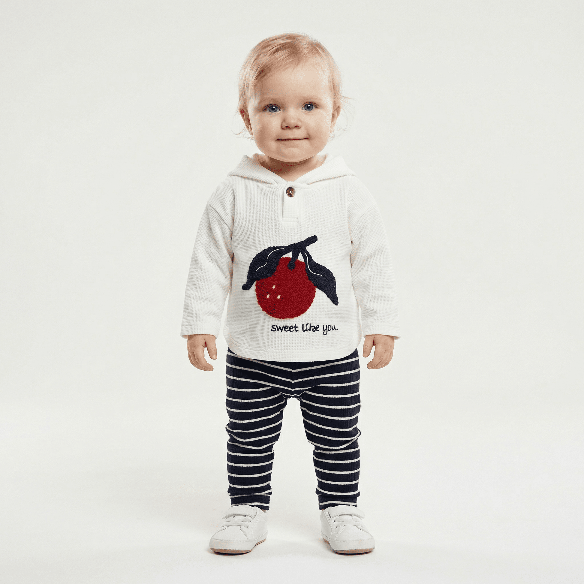 Children's Cozy Two - Piece Outfit Set – Soft Top & Matching Bottoms - Ewapi