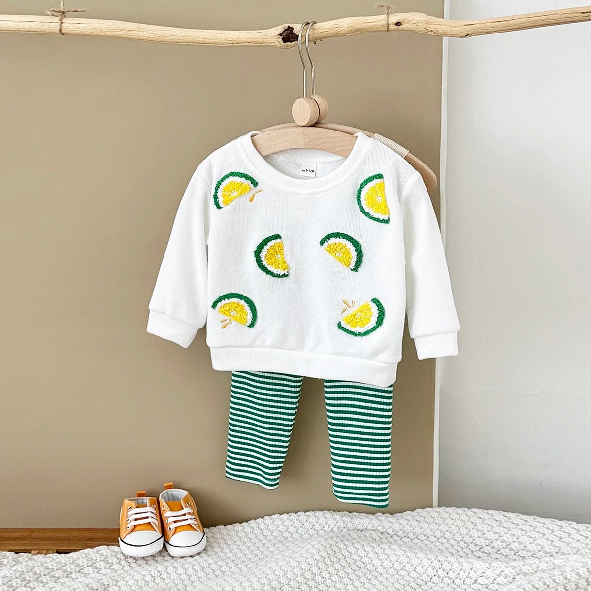 Children's Cozy Two - Piece Outfit Set – Soft Top & Matching Bottoms - Ewapi