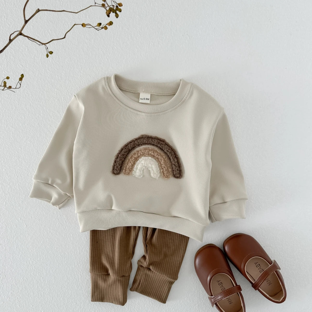 Children's Cozy Two - Piece Outfit Set – Soft Top & Matching Bottoms - Ewapi