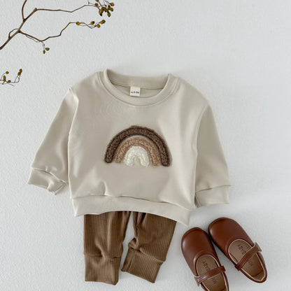 Children's Cozy Two - Piece Outfit Set – Soft Top & Matching Bottoms - Ewapi