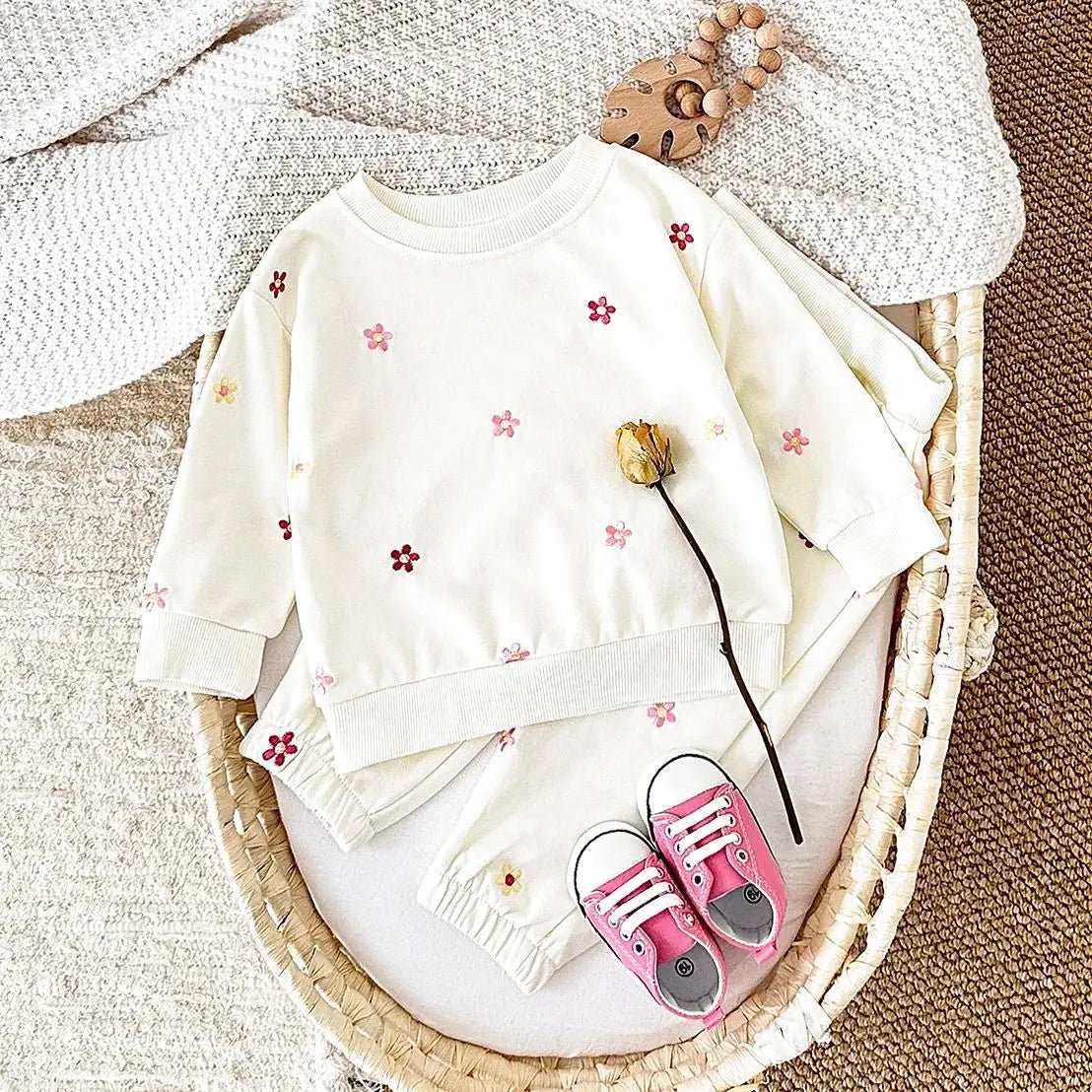 Children's Cozy Two - Piece Outfit Set – Soft Top & Matching Bottoms - Ewapi