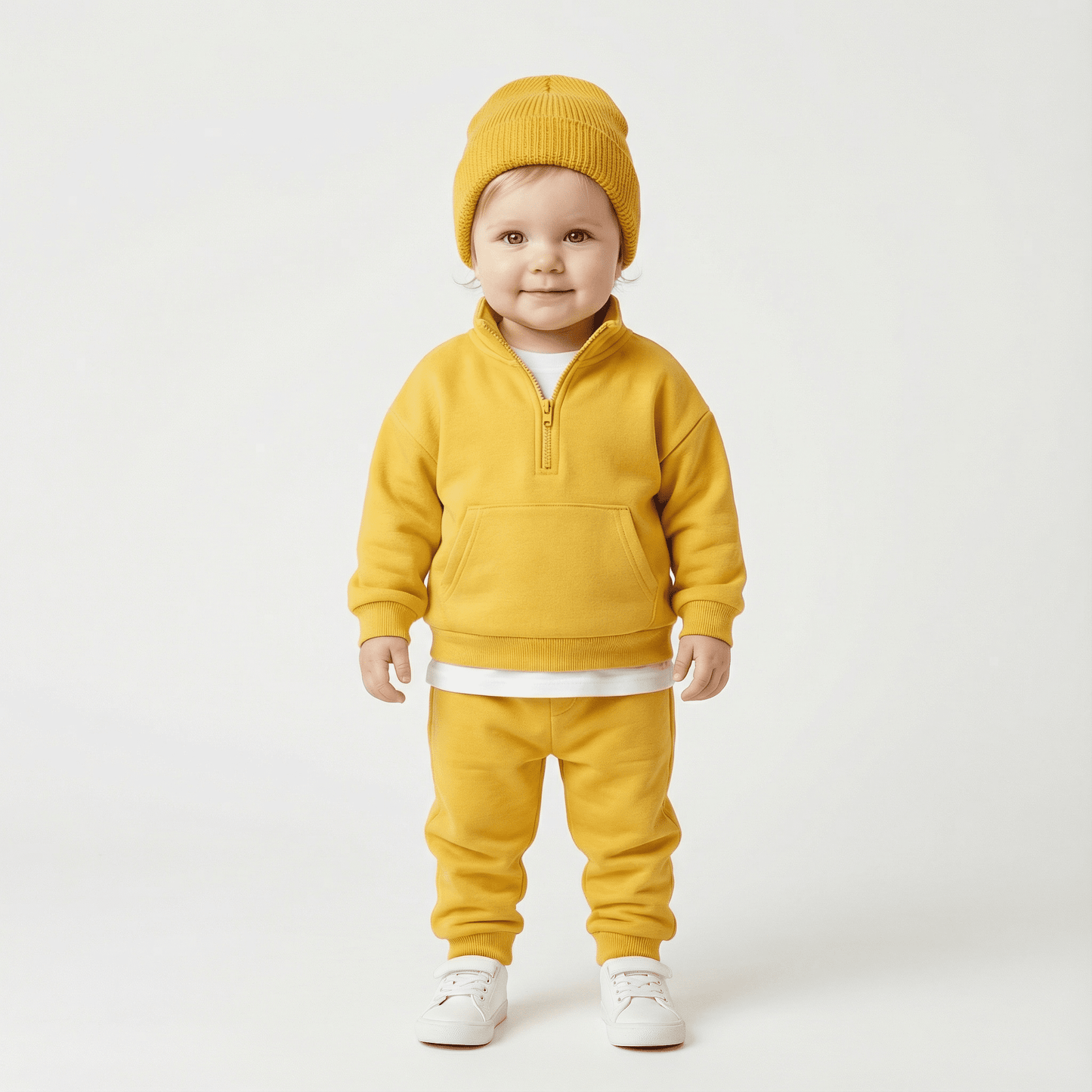 Children's Cozy Two - Piece Outfit Set – Soft Top & Matching Bottoms - Ewapi