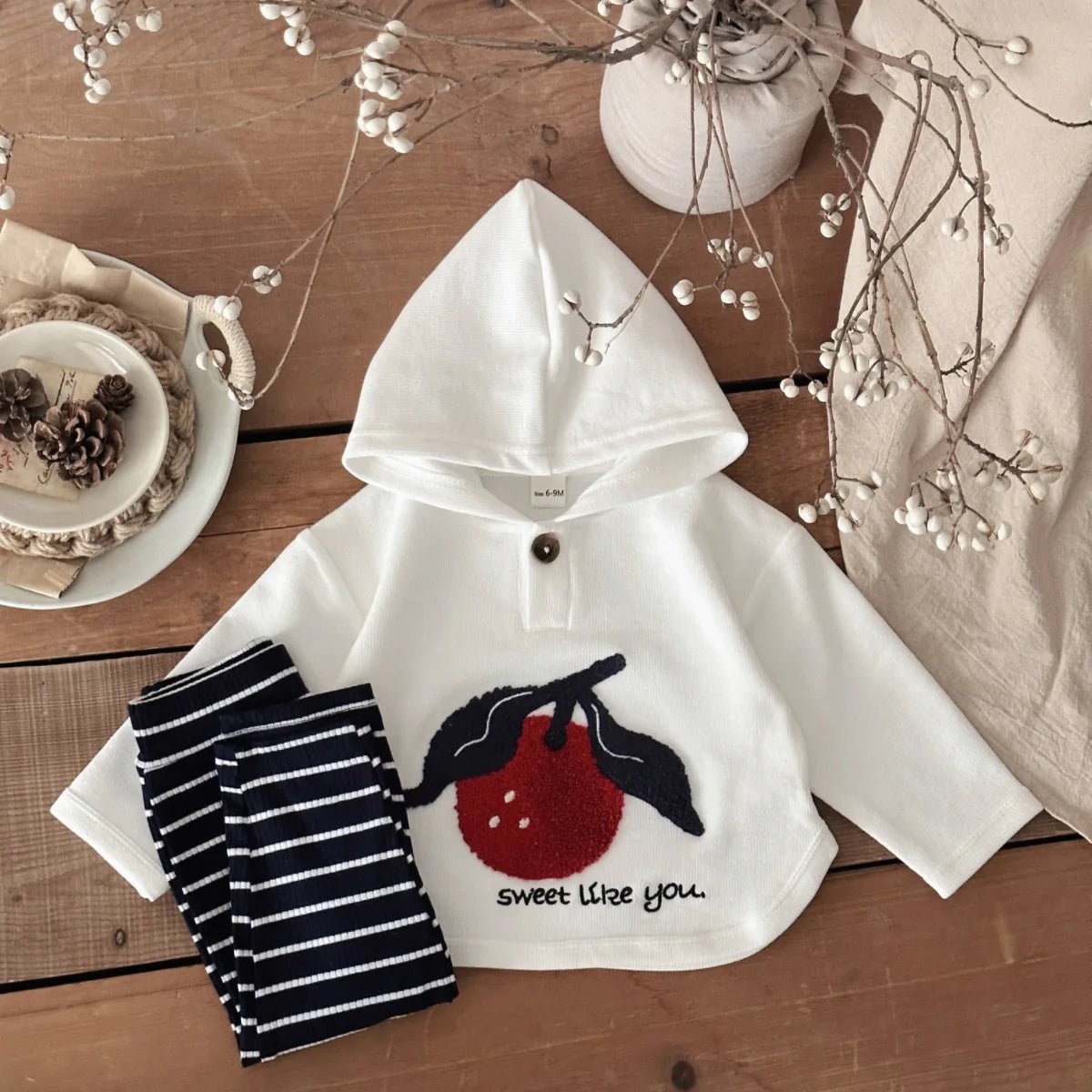 Children's Cozy Two - Piece Outfit Set – Soft Top & Matching Bottoms - Ewapi