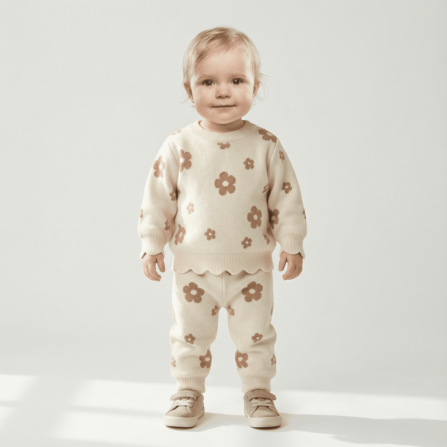 Children's Knitted Pullover Shirt & Pants Set - Ewapi