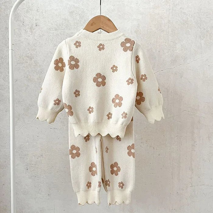 Children's Knitted Pullover Shirt & Pants Set - Ewapi