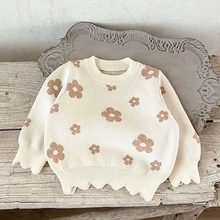 Children's Knitted Pullover Shirt & Pants Set - Ewapi