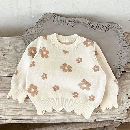 Children's Knitted Pullover Shirt & Pants Set - Ewapi