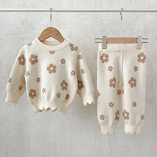 Children's Knitted Pullover Shirt & Pants Set - Ewapi