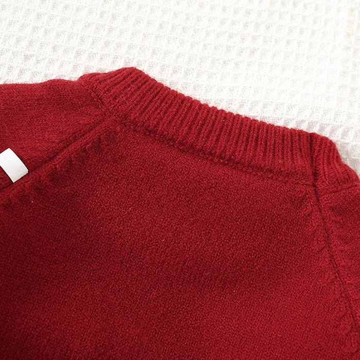 Children's Knitted Pullover Sweater & Skirt Set - Ewapi