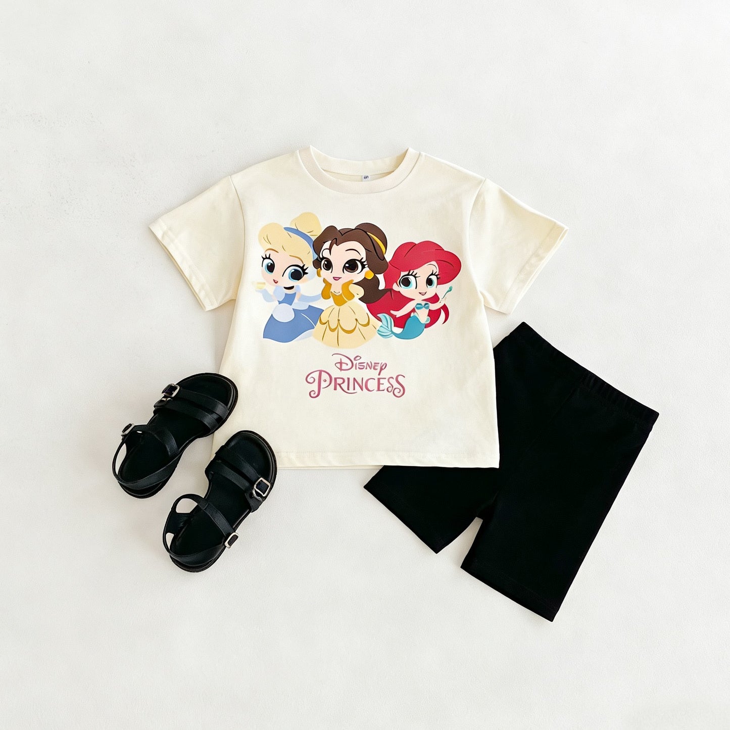 Cartoon T-Shirt and Shorts Set