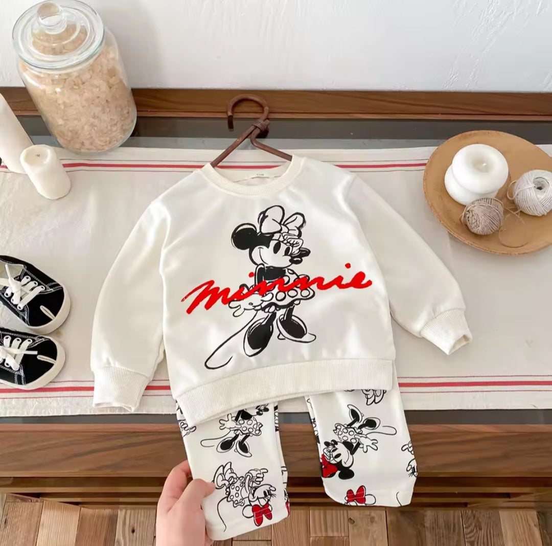 Minnie Mouse Cotton Sweatshirt and Pants Set